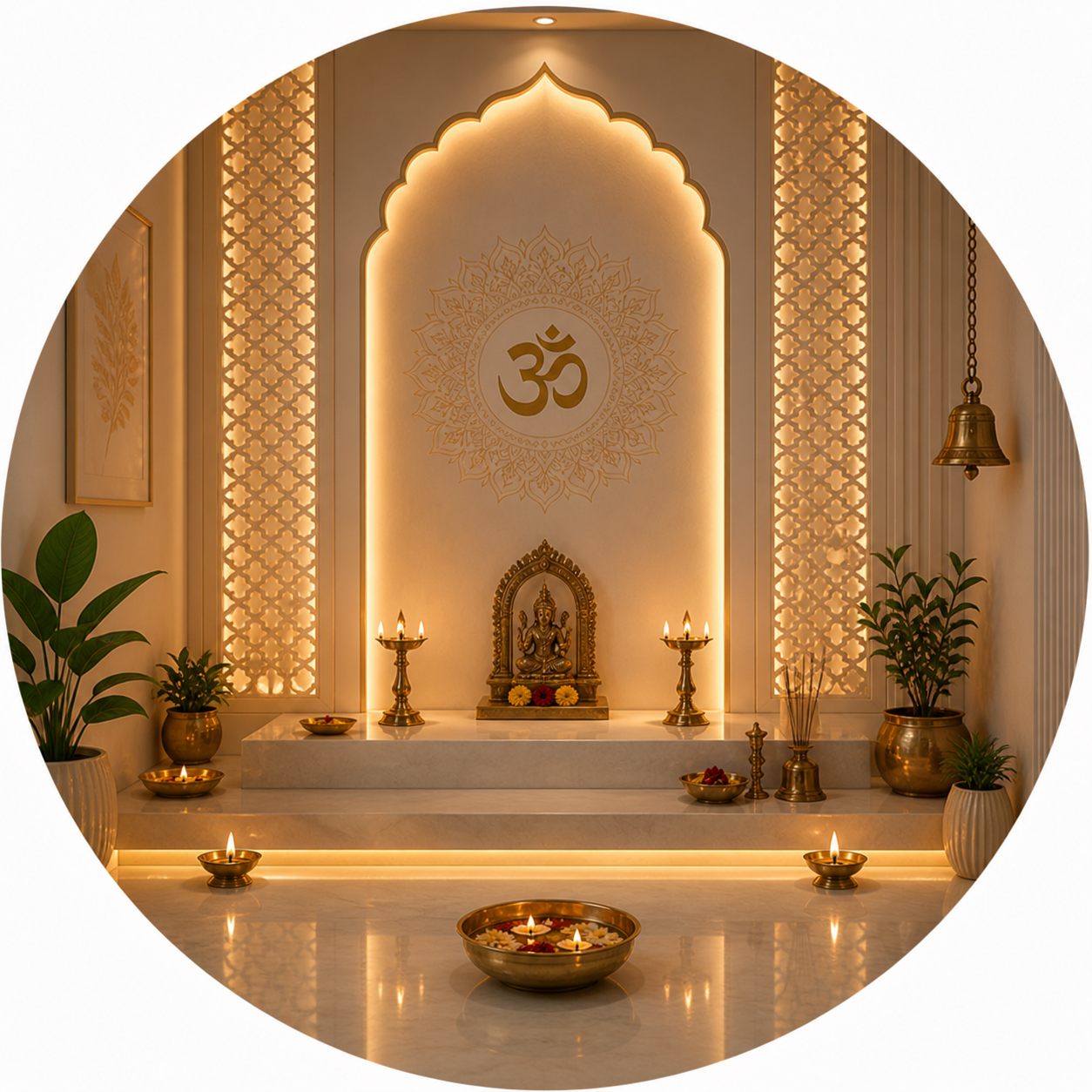 Mandir décor pooja