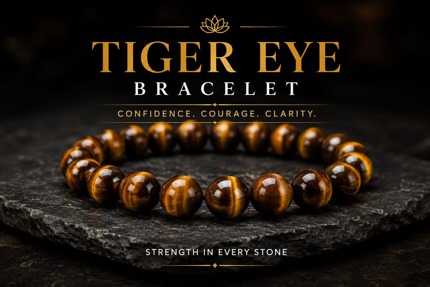 Tiger Eye Bracelet | Courage, Confidence & Protection Crystal Jewelry