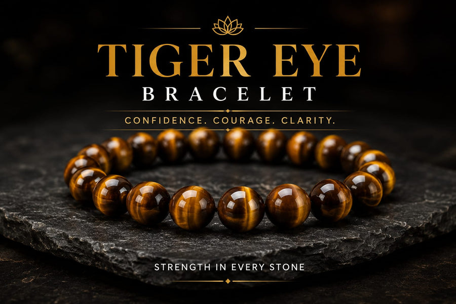 Tiger Eye Bracelet | Courage, Confidence & Protection Crystal Jewelry