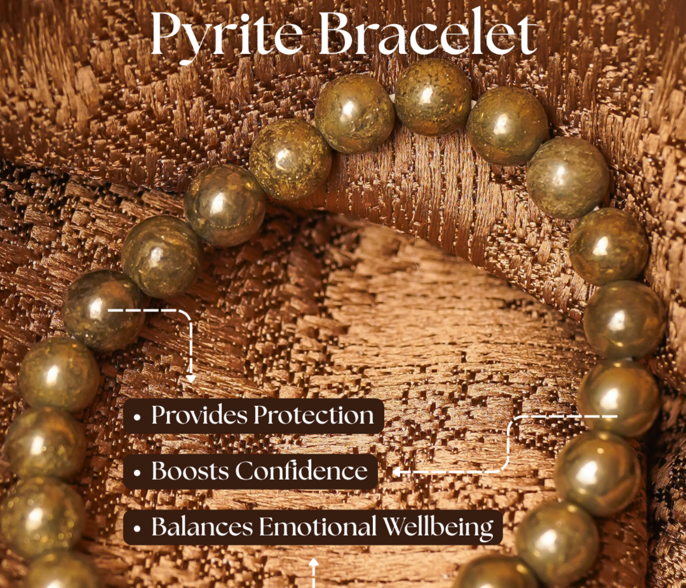 Natural Pyrite Bracelet