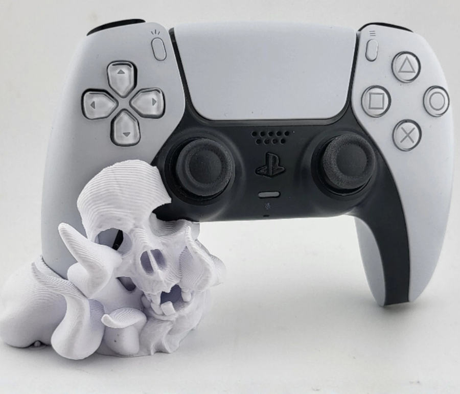 Skull Gaming Controller Stand Holder for PS5 DualSense / PS4 / Xbox