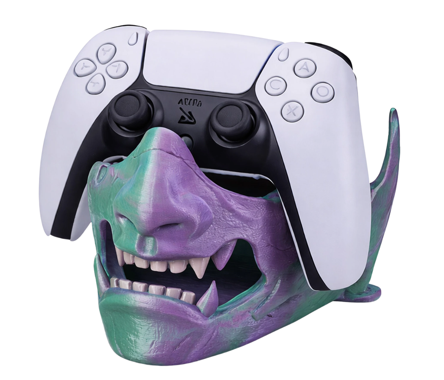 Samurai controller mask stand
