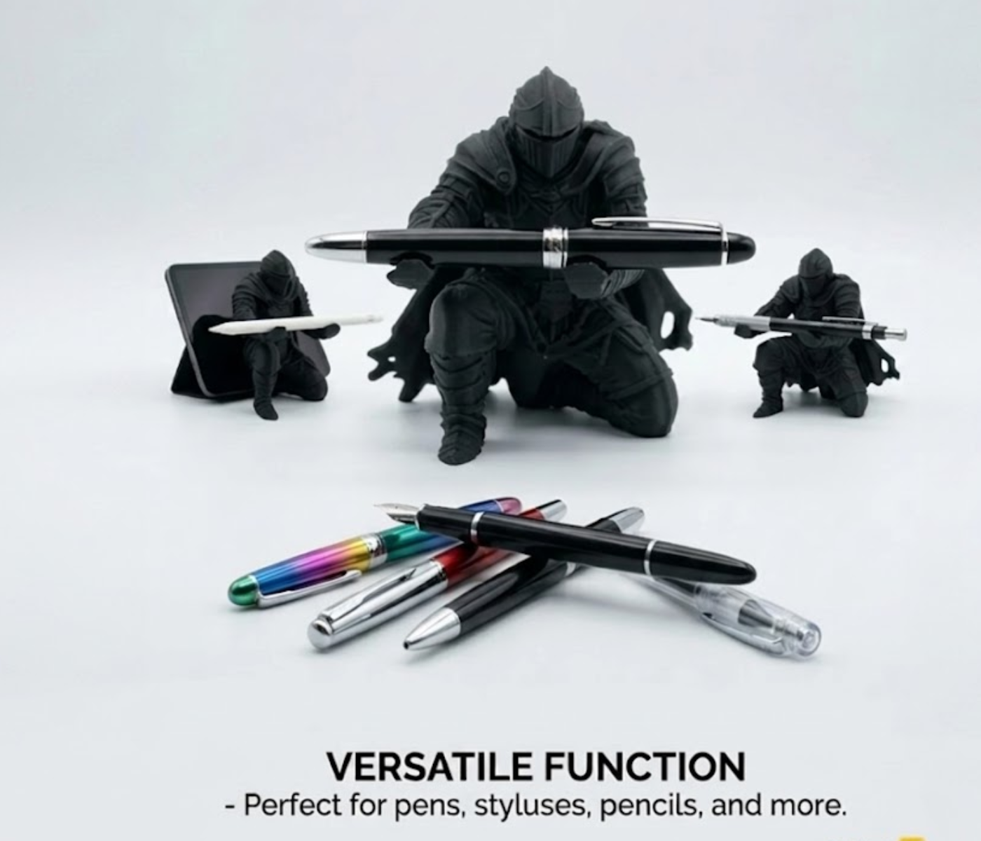 Knight Pen Holder - Matte Black