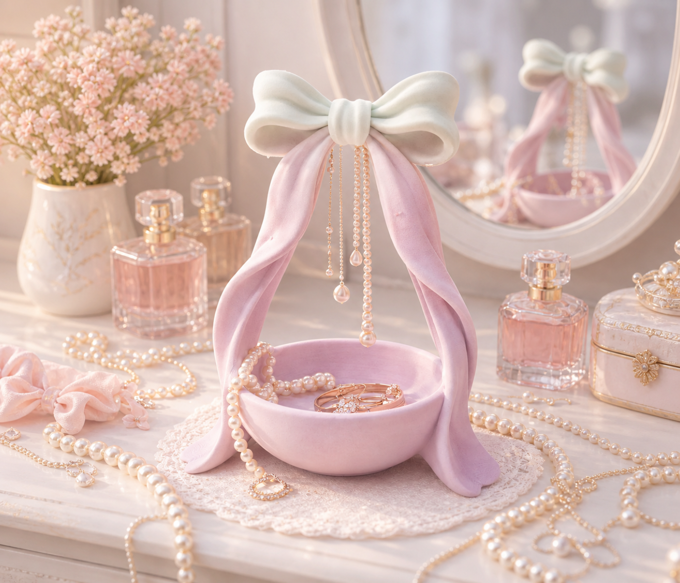 Pastel Premium Bow Bowl