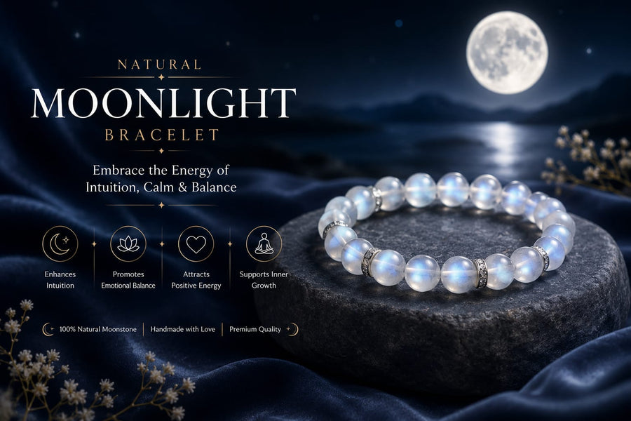 Natural Moonstone Bracelet :- The Stone of Inner Light